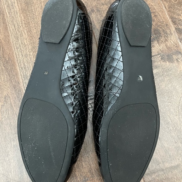 Tory Burch Kent Quilted Black Ballet Flat - Picture 3 of 7